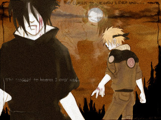 Anime characters forest sky gothic - a couple of anime characters free wallpaper