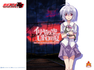 Girl cat ayu goda promotional - her hand and a sign free wallpaper