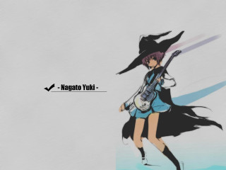 Girl guitar hat anime neo - a caption free wallpaper for desktop