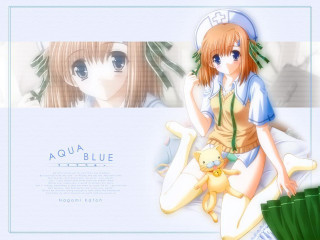 Girl bunny cat sitting stuffed - her lap free wallpaper