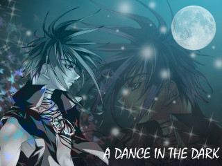 Full moon anime couple night - dark background free wallpaper for desktop