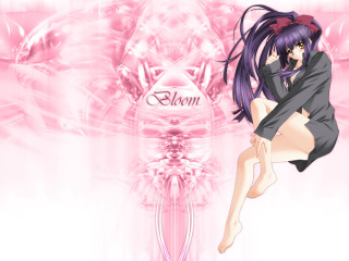 Pink flower girl net art - bloom free wallpaper