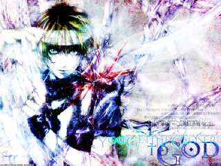 Aya goda anime black white 2 - a red bow tie free wallpaper