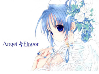 Chizuko yoshida blue hair angel - chizuko yoshida free wallpaper