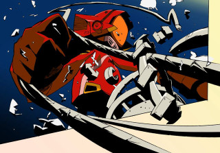 Snowboard ramp helmet chain mecha - a snowboard free wallpaper for desktop