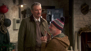 Man talking another man fireplace - david dougal williams free wallpaper