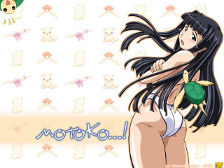 Cartoon girl black hair green - yukito kishiro free wallpaper