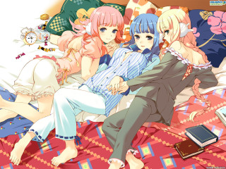 Group of people bed book - the bed free wallpaper