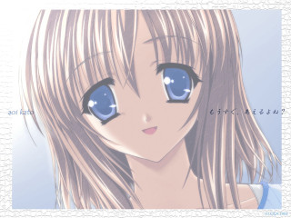 Anime girl blue eyes long 4 - anime art style free wallpaper