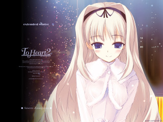 Anime girl white hair starry - neoromanticism free wallpaper for desktop