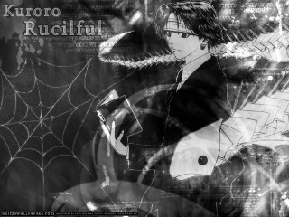 Gothic man spiderweb mosaic suit - free aesthetic wallpaper