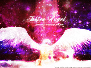 Fallen angel snow purple background - angel free wallpaper