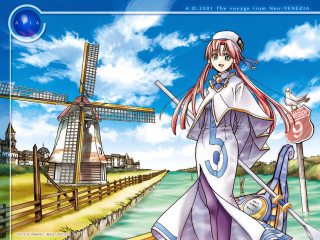 Anime windmill elfysium manga aria - a bag free wallpaper