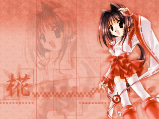 Anime girl red dress boot - a red dress free wallpaper