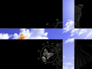 Butterfly gothic matte fantasy sky - a series free wallpaper for desktop