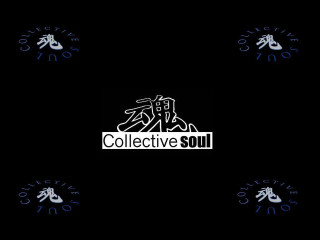 Black background clock collective soul - asai chū free wallpaper