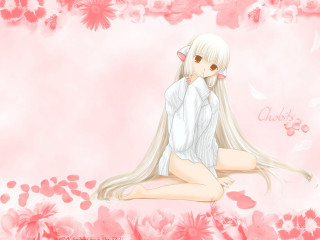 Girl long hair white shirt 7 - chen chi free wallpaper
