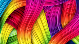 Colorful hair swirl vibrant painting 2 - vibrant free wallpaper for desktop