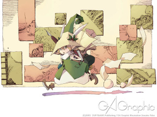 Girl green hat coat jacket - a green coat free wallpaper