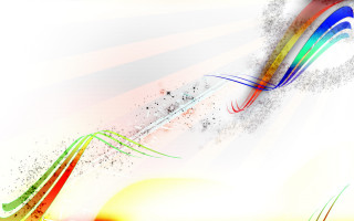 Colorful abstract background rainbow wave - volumetric light free wallpaper