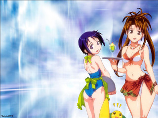 Two women bathing suits tray - two woman free wallpaper