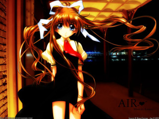 Girl long hair red shirt - black skirt free wallpaper for desktop