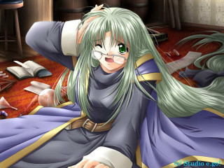 Woman long hair reading bookcase - dürer free wallpaper