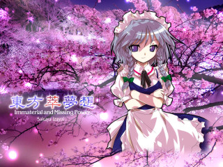 Girl braided dress tree pinkflowers - a purple sky free wallpaper