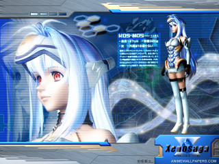 Futuristic girl blue background cybernetics - cybernetic free wallpaper for desktop