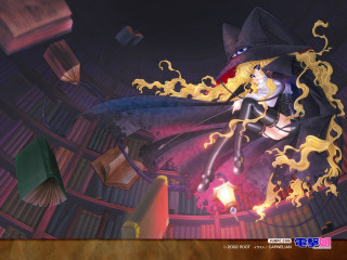 Witch flying broom hat library - a broom and a hat free wallpaper for desktop