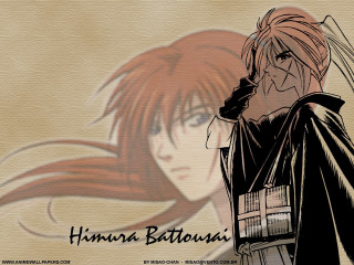 Anime character longhair blackcape redhair - a black cape free wallpaper