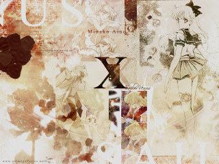 Anime collage flower letters girls - a collage of anime characters free wallpaper