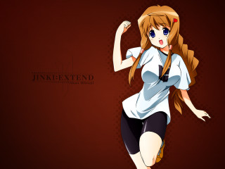 Girl ponytail running smile anime - excessivism free wallpaper
