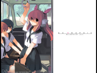 Anime girls car steering hands - their other hand free wallpaper