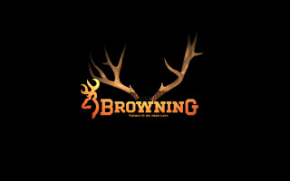Deer antlers logo black background - letter free wallpaper