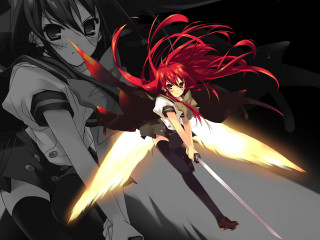 Red haired woman sword demon 2 - red hair and a sword free wallpaper