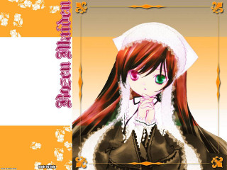 Anime girl red hair white 3 - manga free wallpaper