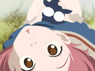 Woman man grass bird neo - his back free wallpaper for desktop