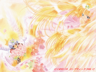 Alice prints flower wings angel - a painting of a woman free wallpaper for desktop