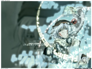 Anime whitehair hat circularbackground light - net art free wallpaper