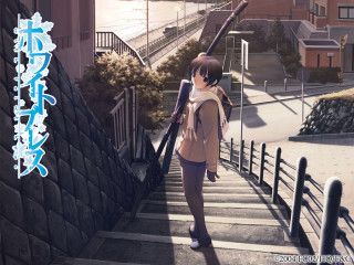 Woman stairs backpack kyoto aya - her back and a backpack free wallpaper