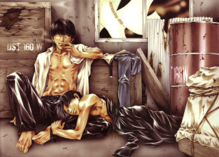 Man woman knife male manga - dustin nguyen free wallpaper