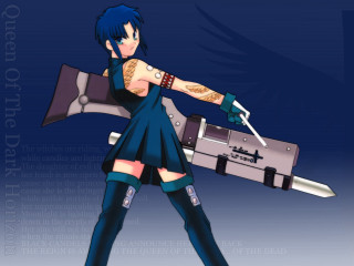 Woman sword tattoo box gun - a box free wallpaper for desktop