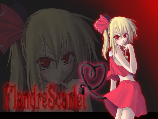 Girl pink dress heart demon - a demon free wallpaper for desktop