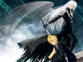 Anime couple wall sword demon - final fantasy free wallpaper