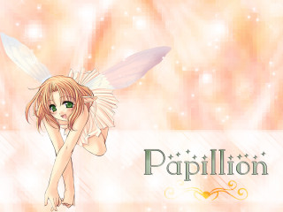 Fairy pink dress wings blonde - a fairy free wallpaper