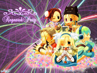 Anime group fireworks stars magic - firework free wallpaper for desktop