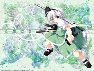 Anime girl bow arrow green - a bow and arrow free wallpaper