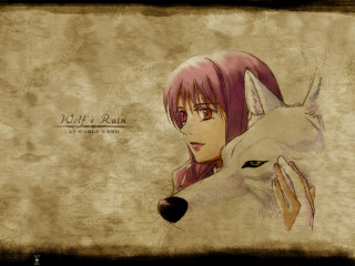 Pink hair wolf head anime - this artistic photo free wallpaper