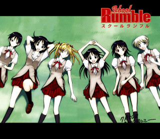 Anime girls school uniforms group 2 - school uniform free wallpaper for desktop